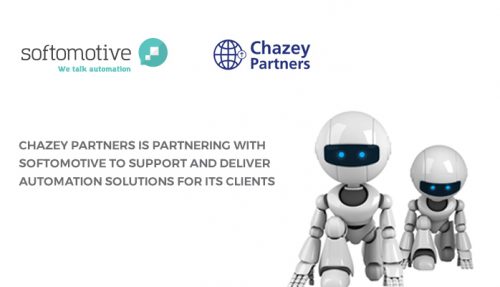 Chazey Partners is partnering with Softomotive to support deliver Robotic Process Automation solutions for its clients