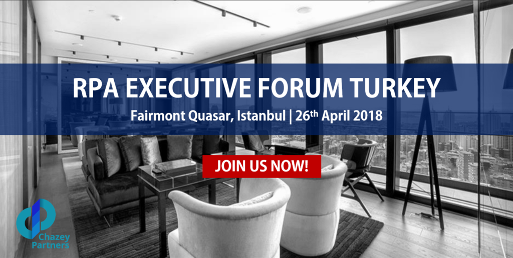 Chazey Partners to Co-Host an Executive Forum on Robotic Process Automation in Istanbul