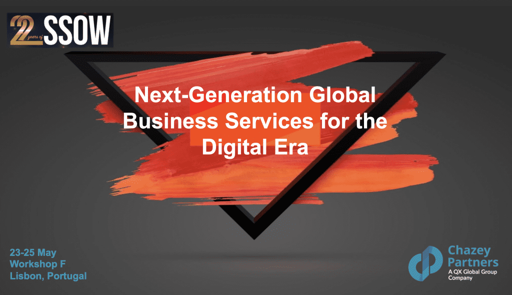 SSOW 22 Workshop F: Next-Generation Global Business Services (GBS) for the Digital Era