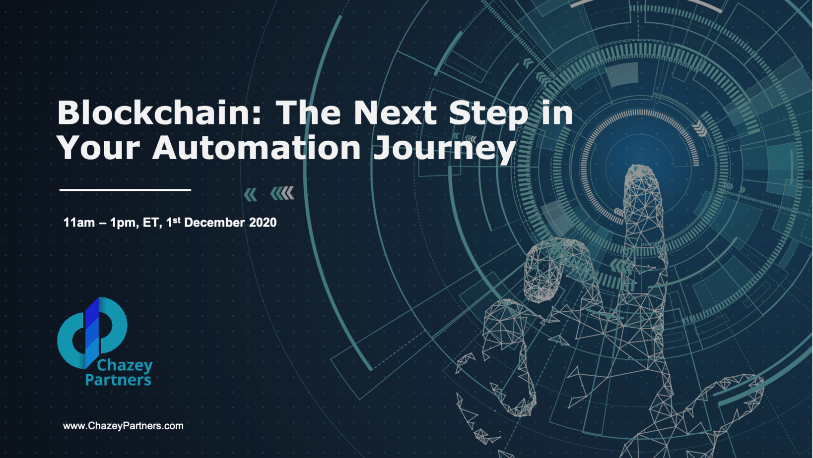 Blockchain: Next Step in Your Automation Journey