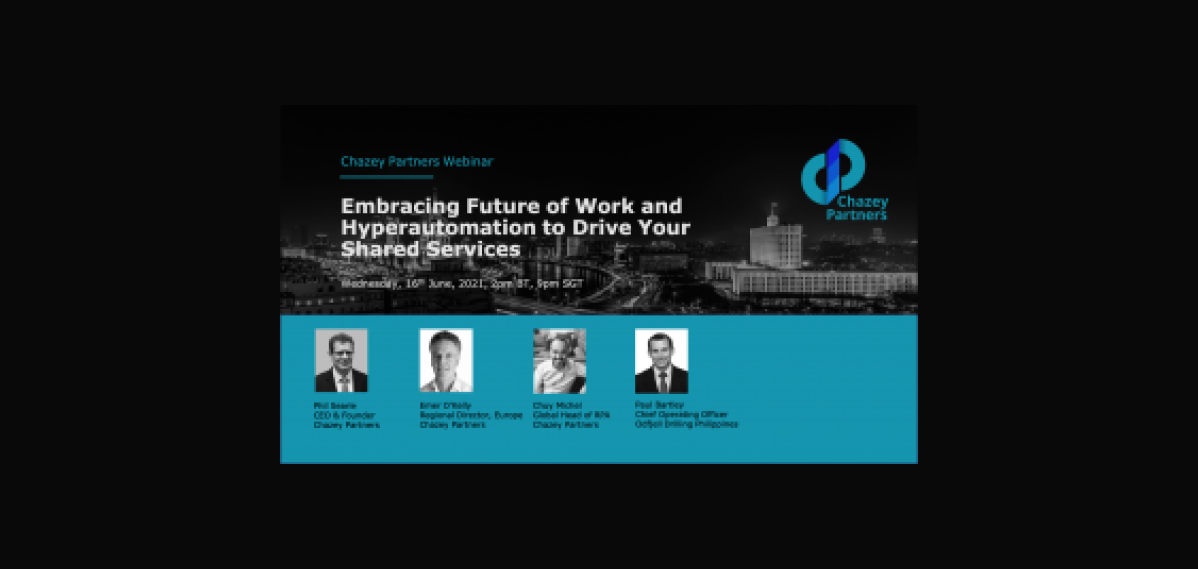 Embracing the Future of Work and Hyperautomation to Drive Your Shared Services